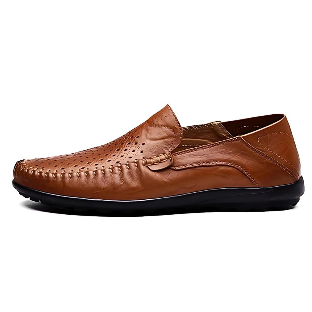 Perforated Slip-On Loafer Breathable Low-Profile – Solen