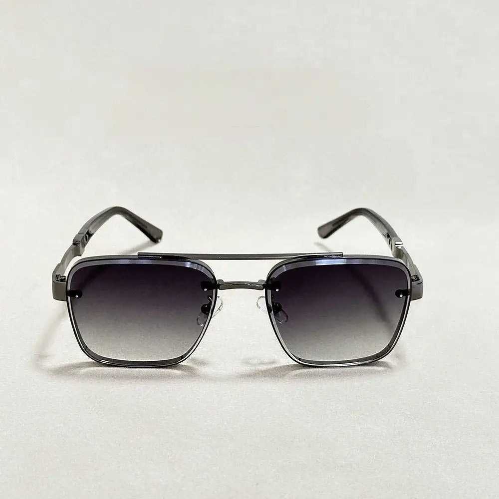 Aviator Sunglasses Metal Frame Gradient Lens – Draven