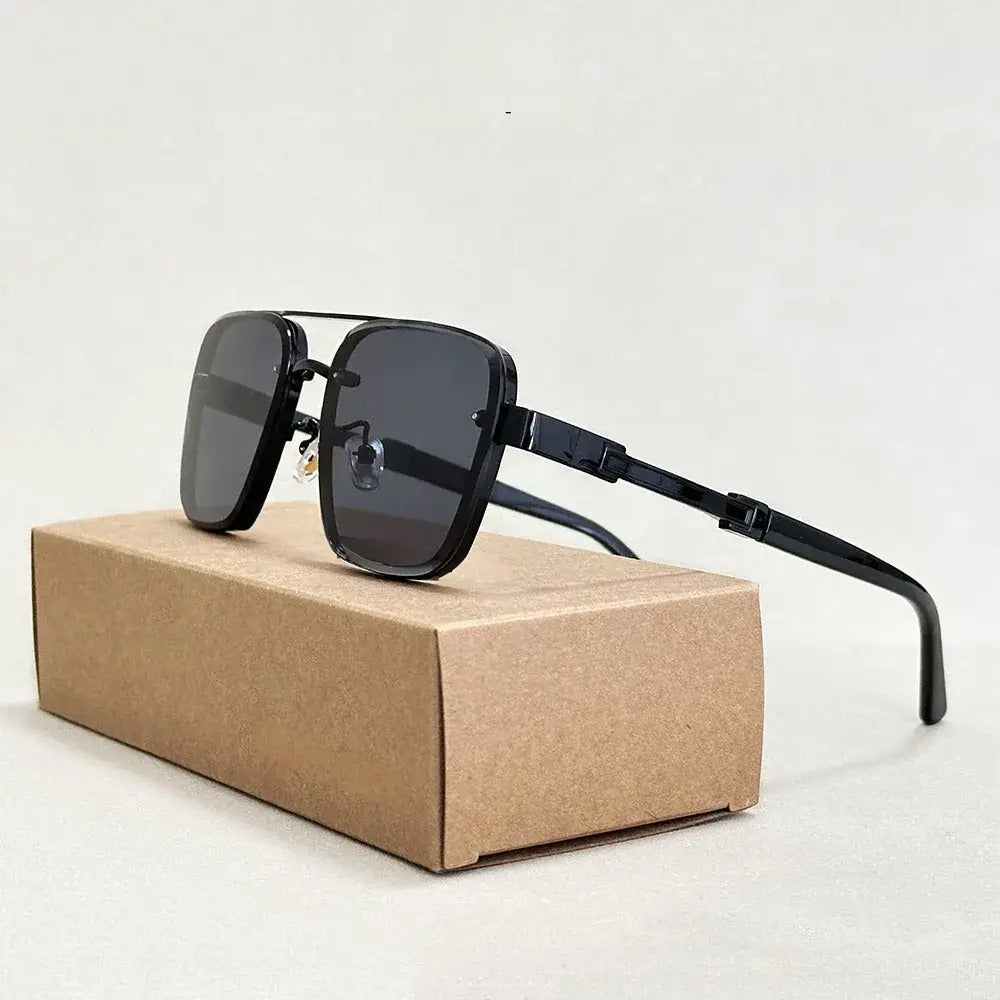 Aviator Sunglasses Metal Frame Gradient Lens – Draven