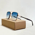 Aviator Sunglasses Metal Frame Gradient Lens – Draven