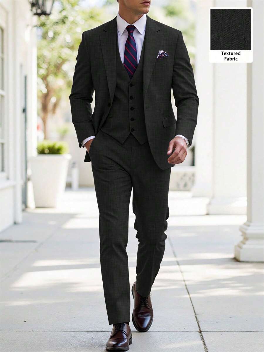 Mens Trouser Suit Shawl Collar Blazer Two-Piece Set – Vandro