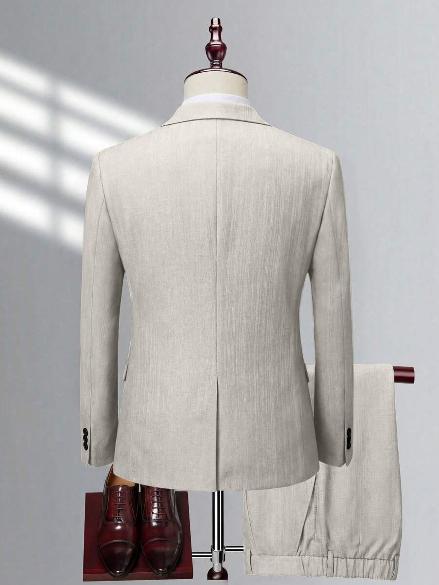 Mens Trouser Suit Shawl Collar Blazer Two-Piece Set – Vandro