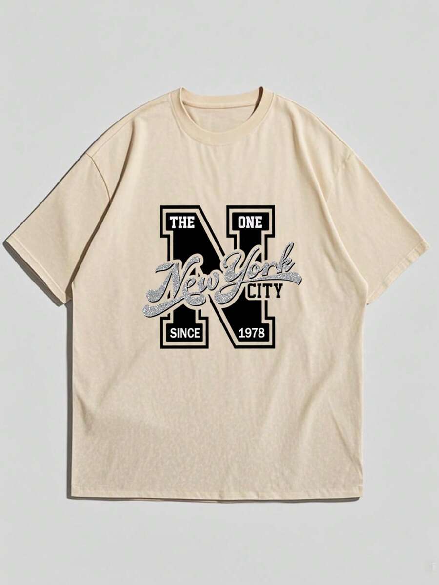 Men's T-Shirt Minimalist Graphic Drop Shoulder Short Sleeve – Corso