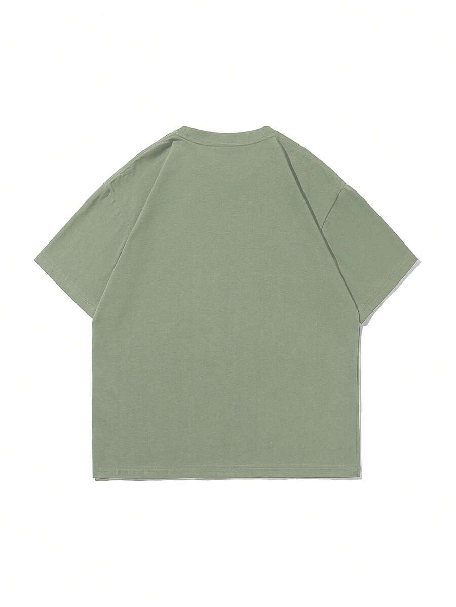Men's T-Shirt Minimalist Graphic Drop Shoulder Short Sleeve – Corso