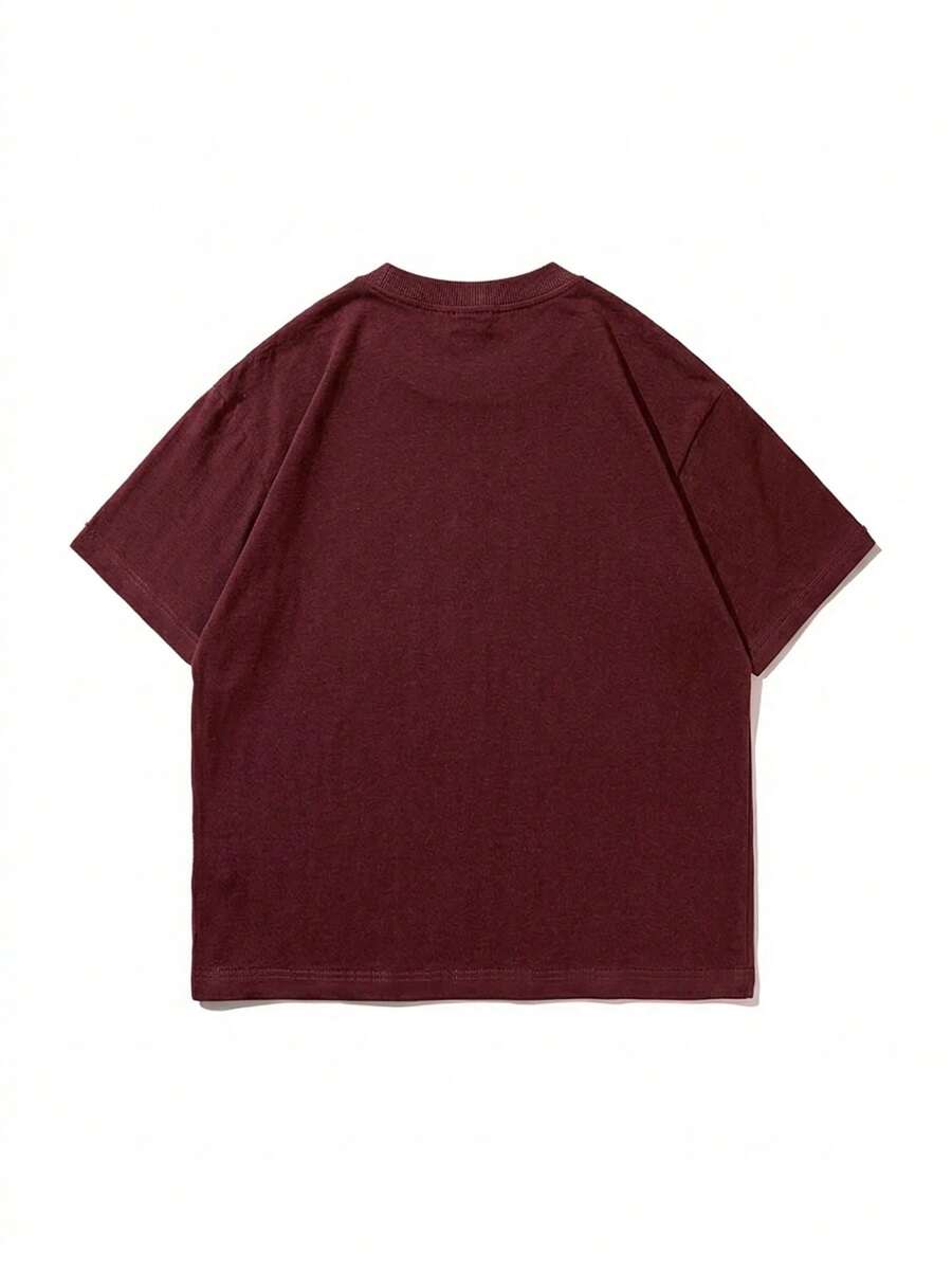 Men's T-Shirt Minimalist Graphic Drop Shoulder Short Sleeve – Corso
