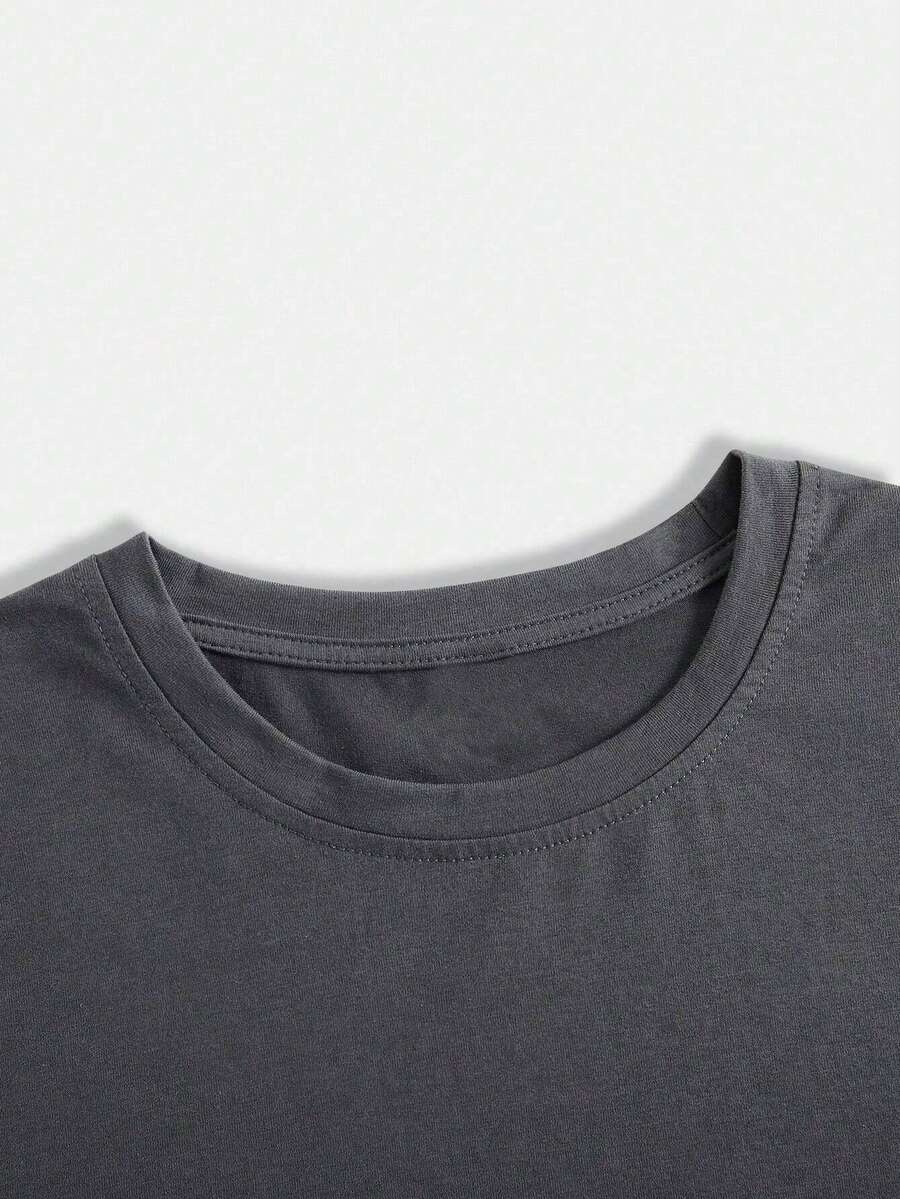 Men's T-Shirt Minimalist Graphic Drop Shoulder Short Sleeve – Corso