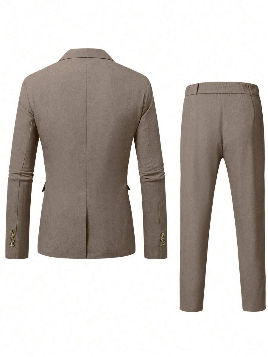 Men's Suit Blazer and Pants Set Slim Business Formal – Naldo