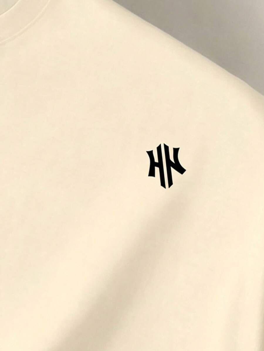 Mens T-Shirt Color Block Drop Shoulder Casual Summer Tee – Valden