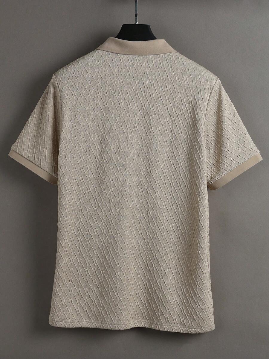 Mens Polo Shirt Contrast Binding Knit Short Sleeve – Valron