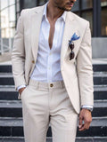Men's Suit Blazer and Pants Set Slim Business Formal – Naldo