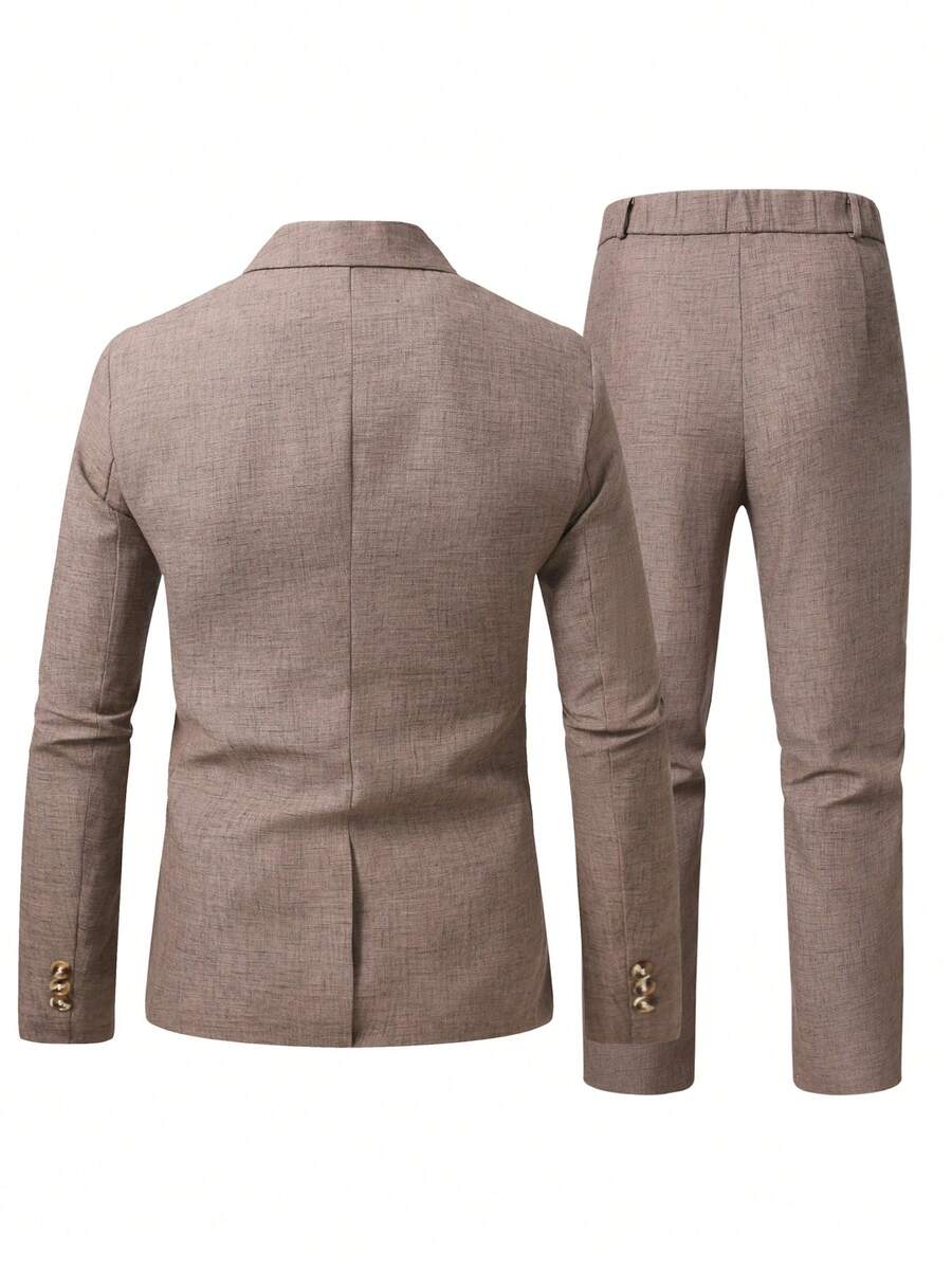 Men's Suit Blazer and Pants Set Slim Business Formal – Naldo