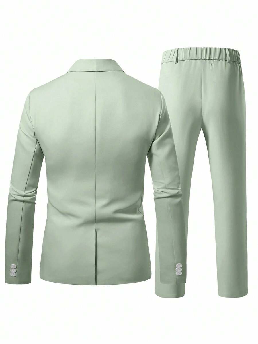 Mens Trouser Suit Shawl Collar Blazer Two-Piece Set – Vandro