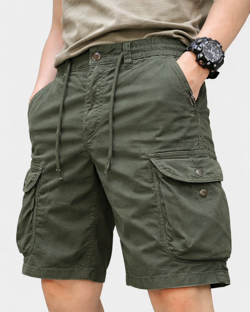 Relaxed Fit Casual Shorts Zip Pockets – Parlo