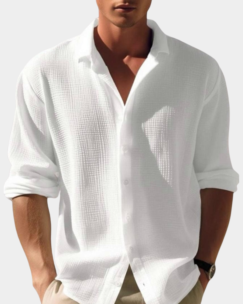 Relaxed Fit Summer Shirt Soft Stretch Woven – Darvo