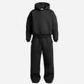 Oversized Hoodie Tracksuit Set Cotton-Blend Fleece Streetwear – Brex