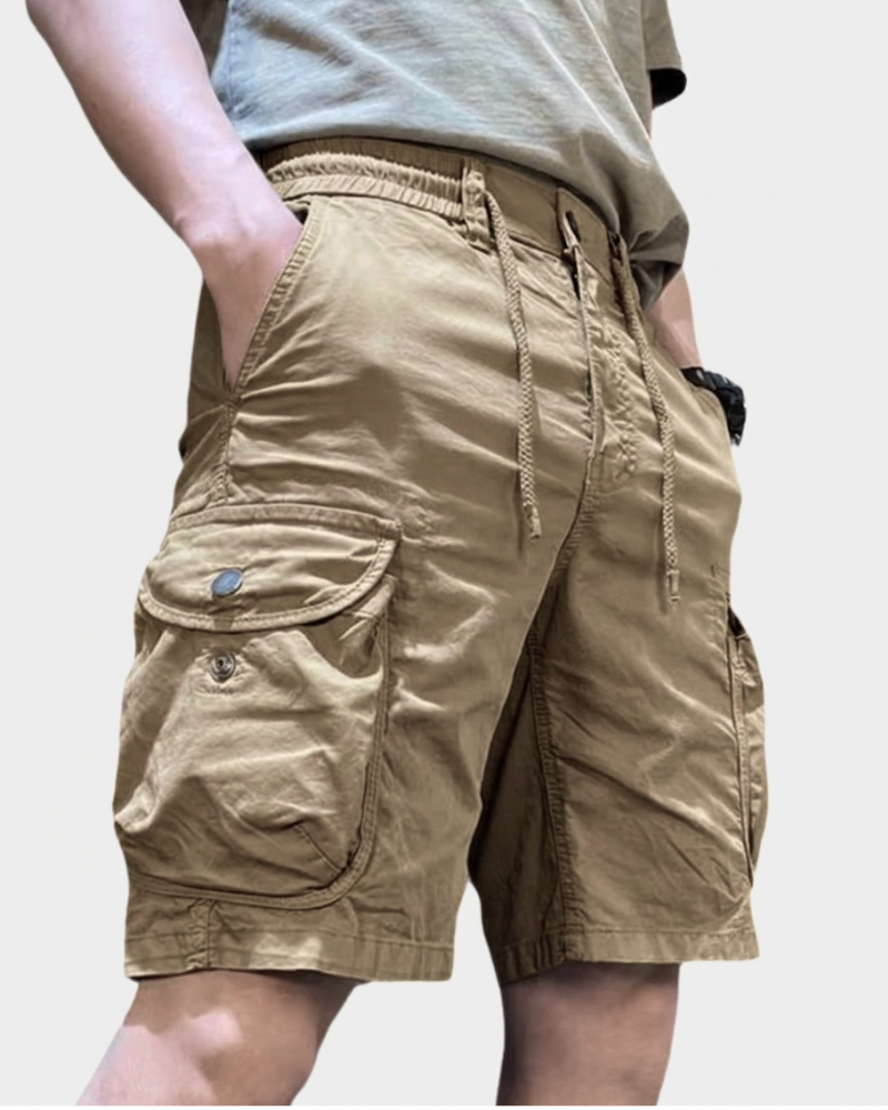 Relaxed Fit Casual Shorts Zip Pockets – Parlo