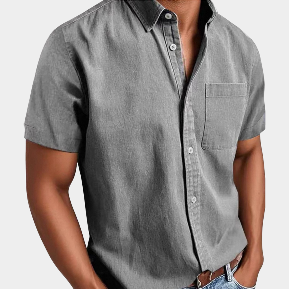 Wrinkle-Free Classic Comfort Shirt in Beige – Rowe