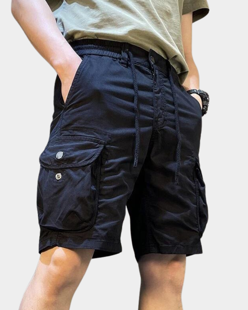 Relaxed Fit Casual Shorts Zip Pockets – Parlo