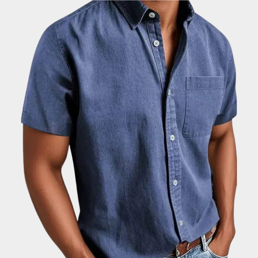 Wrinkle-free classic comfort shirt in Beige – TARLANO