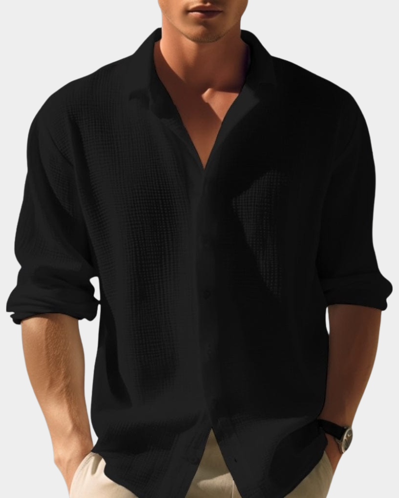 Relaxed Fit Summer Shirt Soft Stretch Woven – Darvo