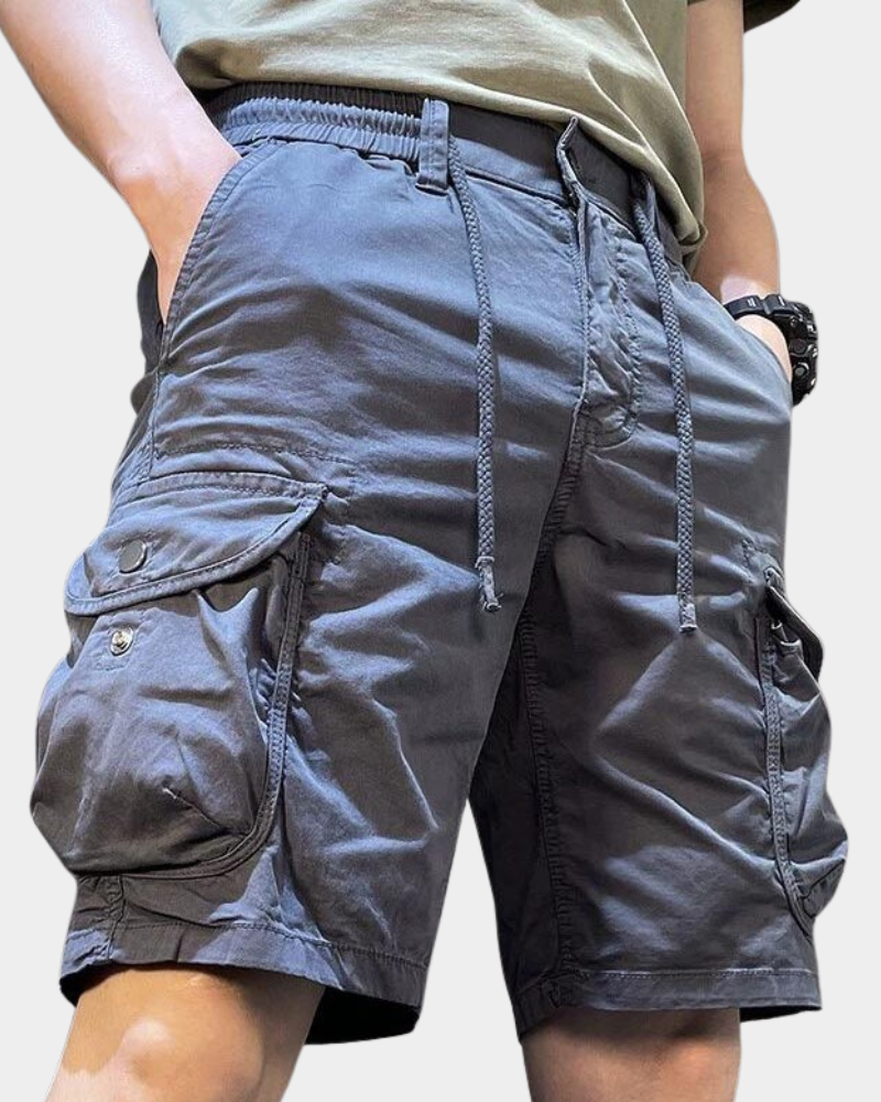 Relaxed Fit Casual Shorts Zip Pockets – Parlo