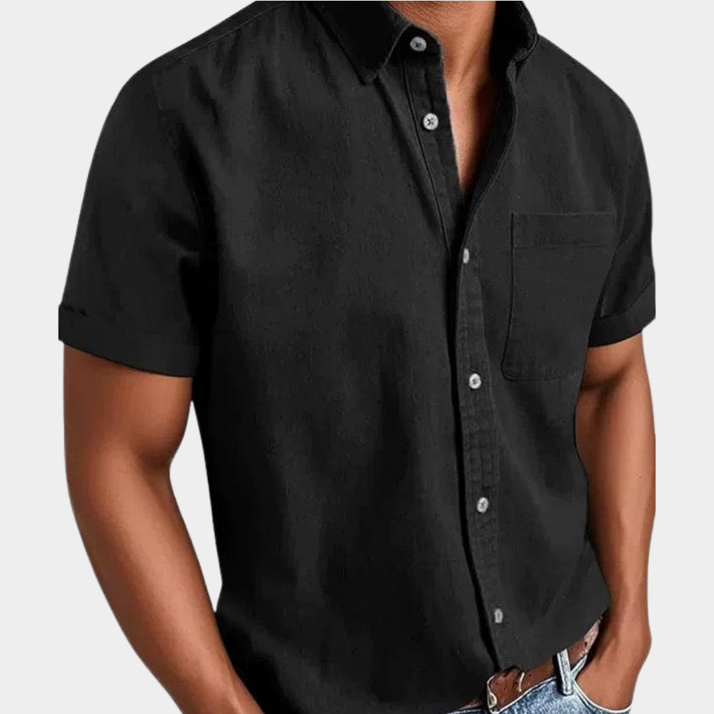 Wrinkle-Free Classic Comfort Shirt in Beige – Rowe