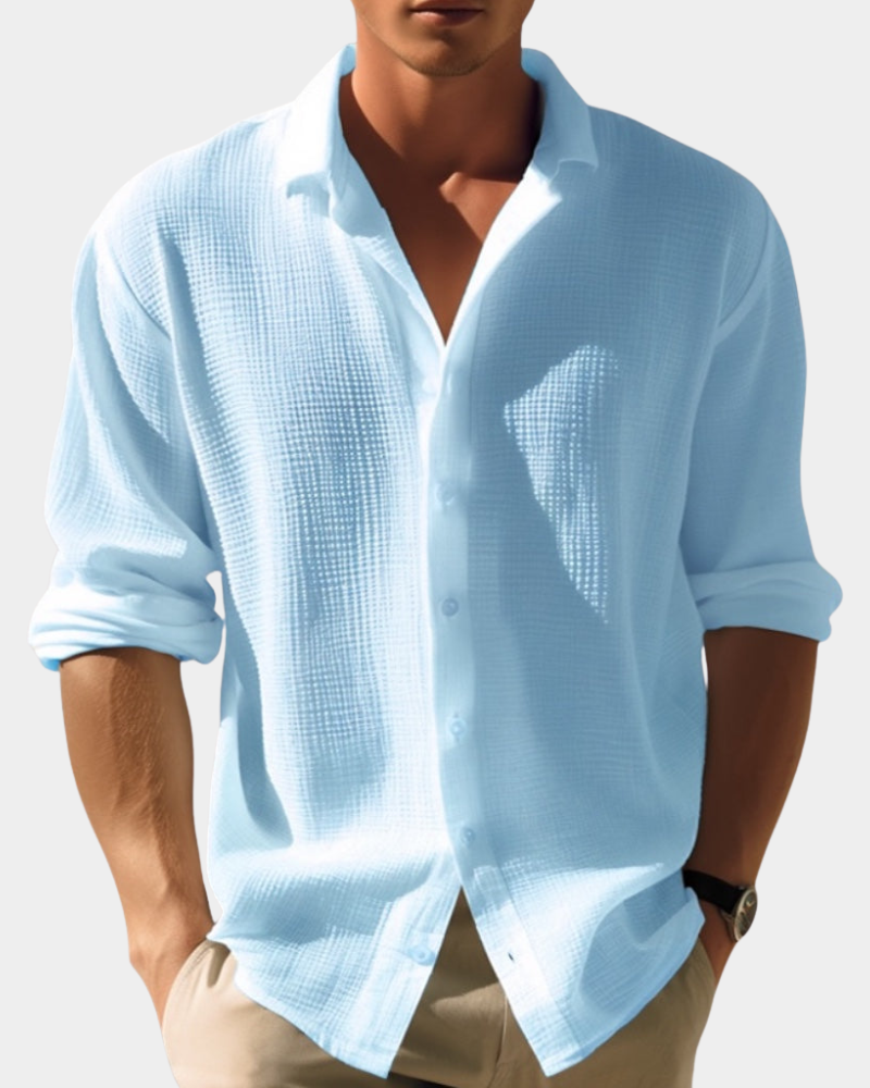 Relaxed Fit Summer Shirt Soft Stretch Woven – Darvo