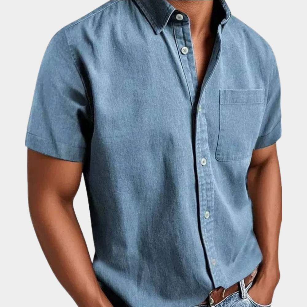 Wrinkle-Free Classic Comfort Shirt in Beige – Rowe