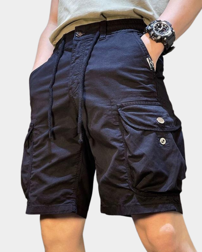 Relaxed Fit Casual Shorts Zip Pockets – Parlo