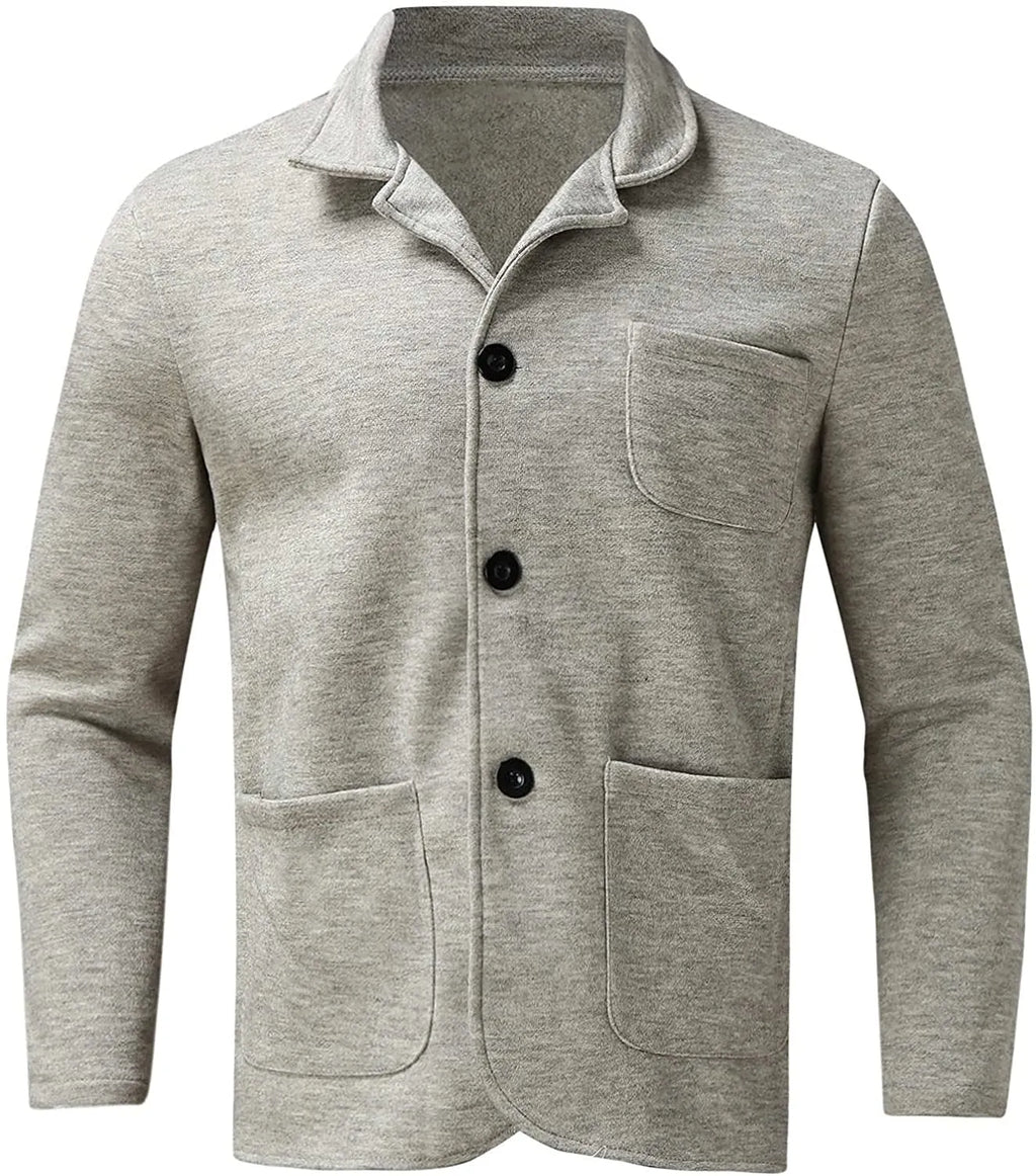 Men's Relaxed Fit Casual Blazer Unstructured Soft Woven – Belro