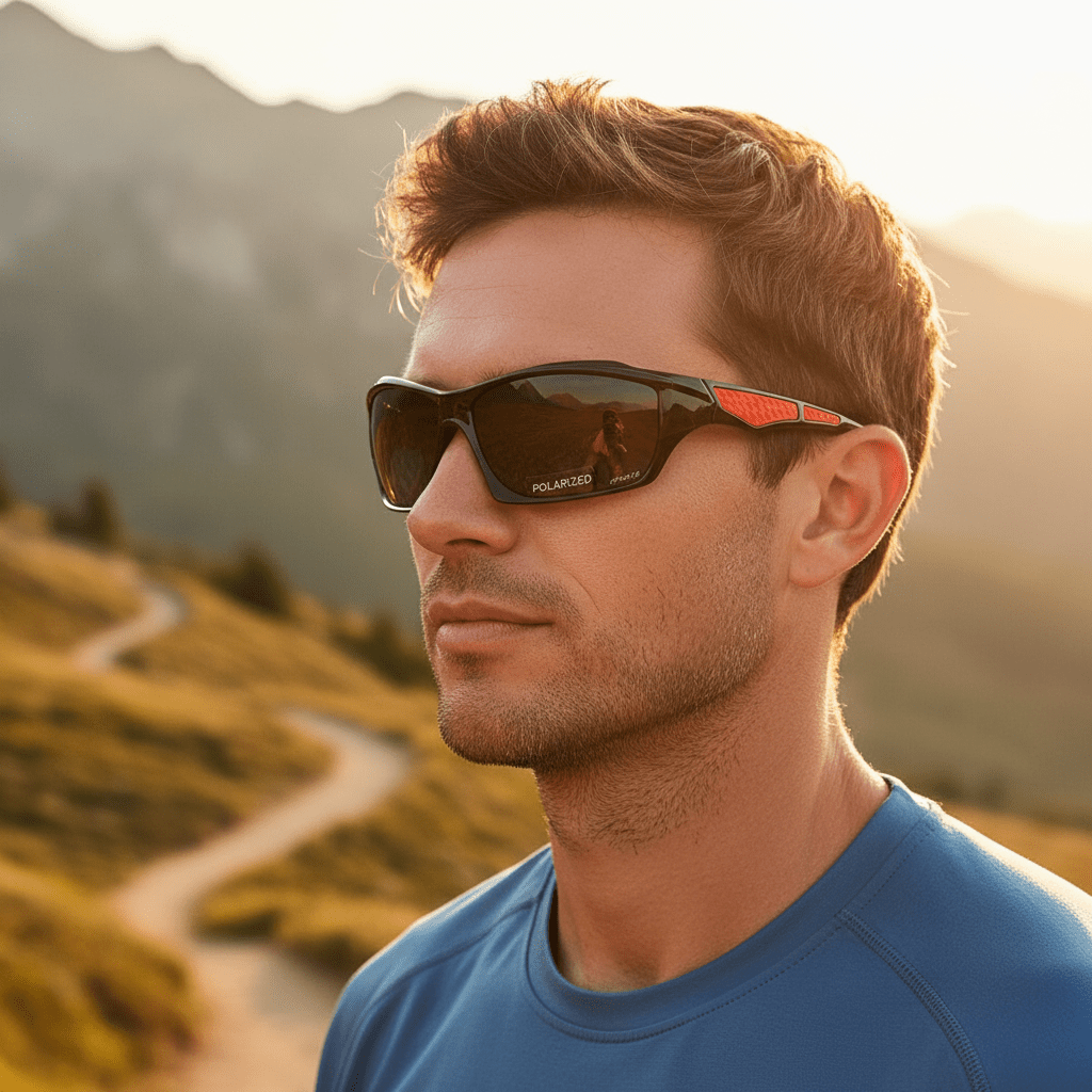 Round Polarized Sunglasses Lightweight Metal Frame – Drift