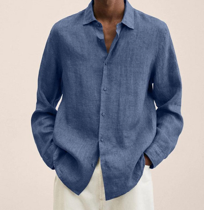 Linen Shirt Breathable Classic Fit – Bram