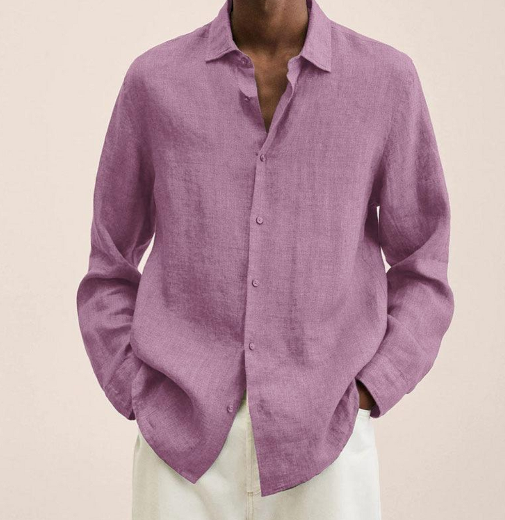 Linen Shirt Breathable Classic Fit – Bram