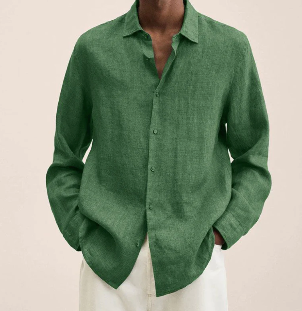 Linen Shirt Breathable Classic Fit – Bram
