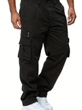 Cotton Blend Cargo Pants Modern Fit Drawstring Waist – Brant