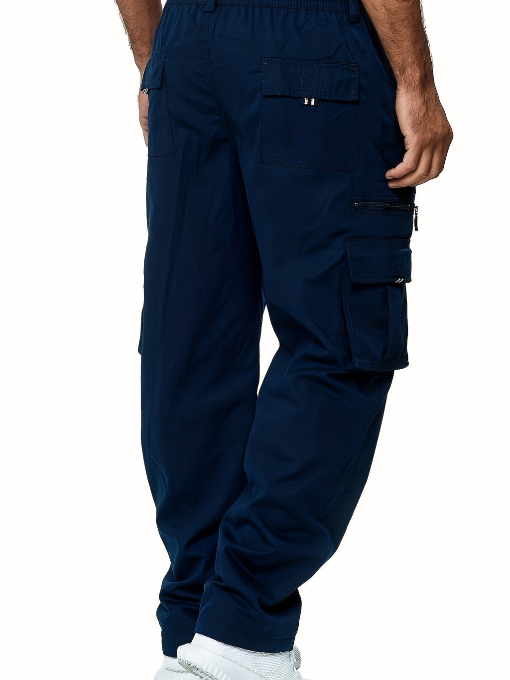 Cotton Blend Cargo Pants Modern Fit Drawstring Waist – Brant