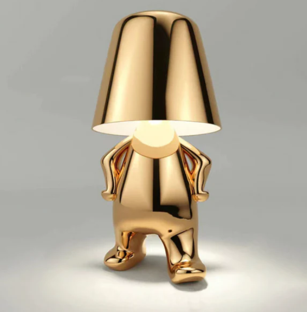 Golden Man Lamp