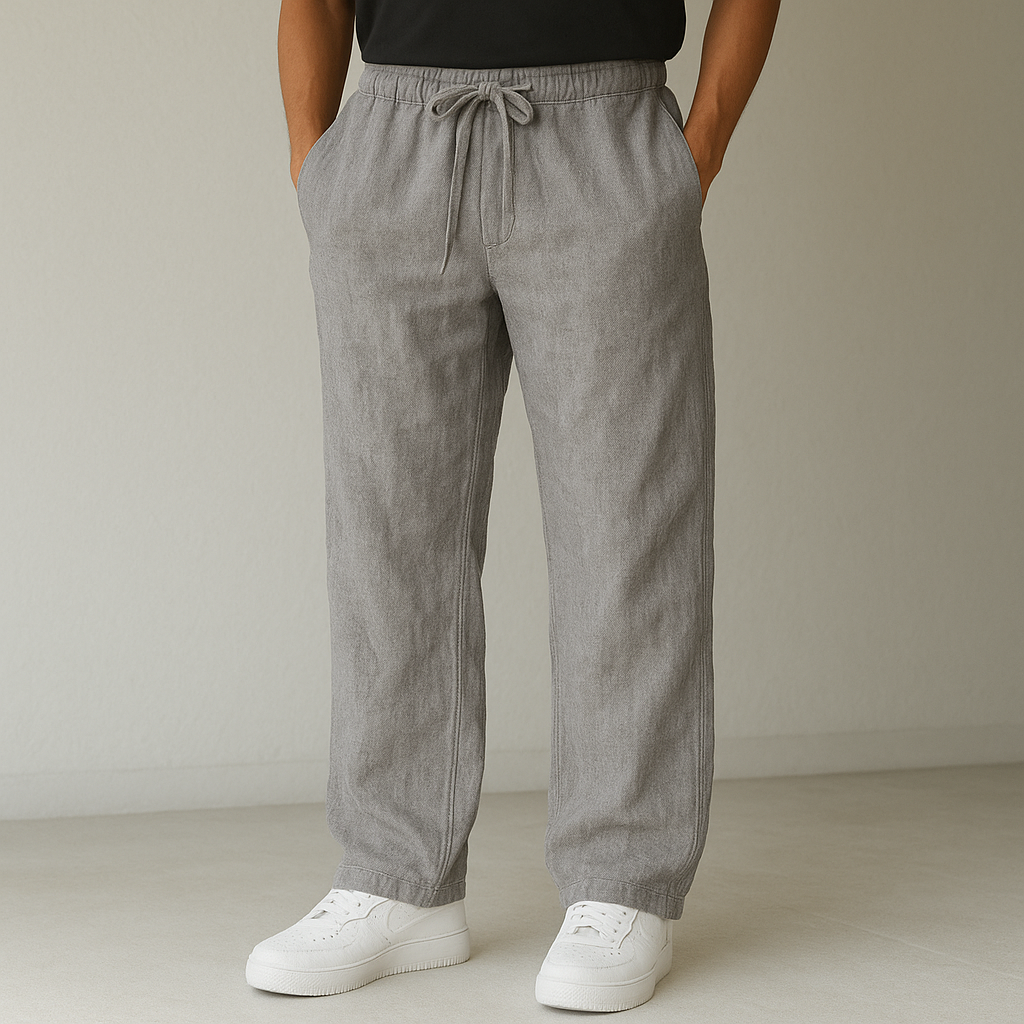 Linen Drawstring Pants Deep Pockets Relaxed Fit – Cairn