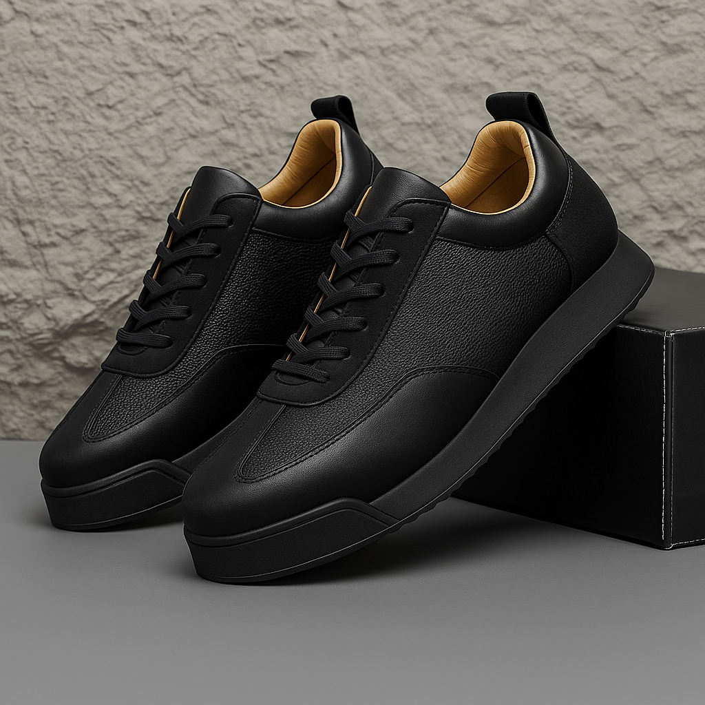 Leather Sneaker Hand-Stitched Cushioned Sole – Torvo
