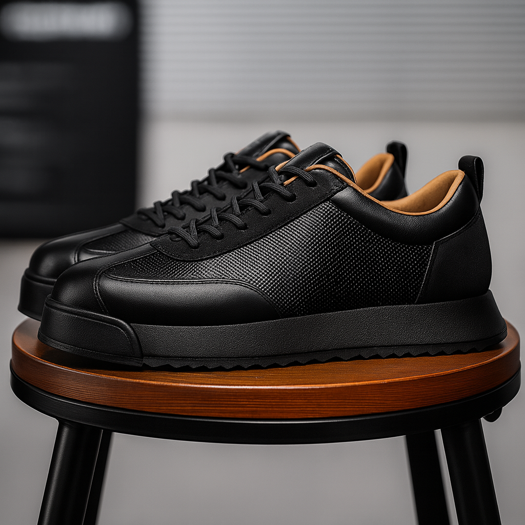 Leather Sneaker Hand-Stitched Cushioned Sole – Torvo