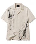 Coastal Ink Camp Collar Shirt - Ivory