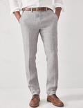 Linen Dress Pants Relaxed Tailored Fit – Wren