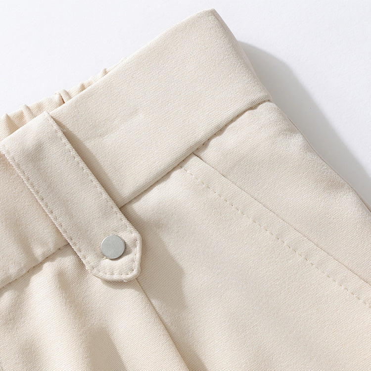 Pleated Dress Trousers Relaxed Fit Stretch Woven – Drift