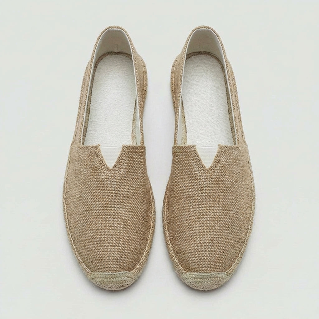 Linen Canvas Espadrille Slip-On Shoe – Porto