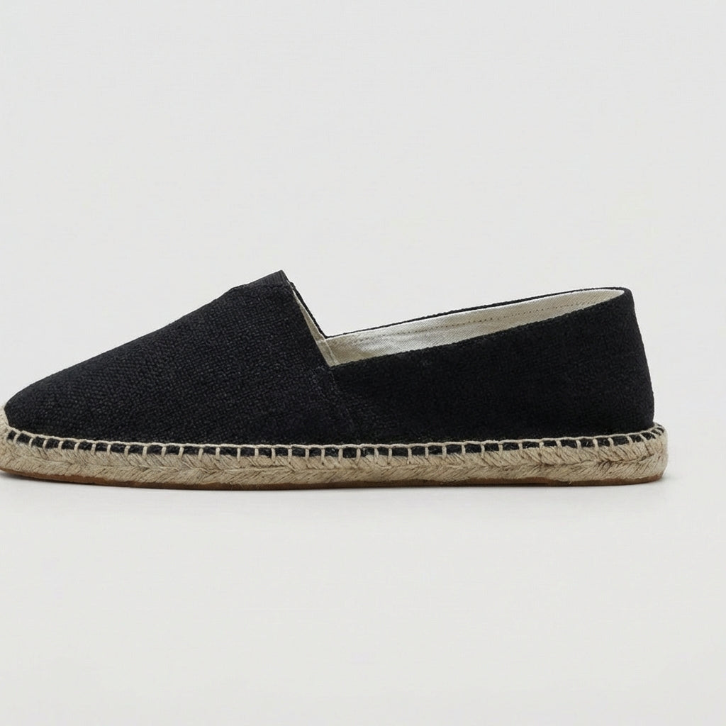 Linen Canvas Espadrille Slip-On Shoe – Porto