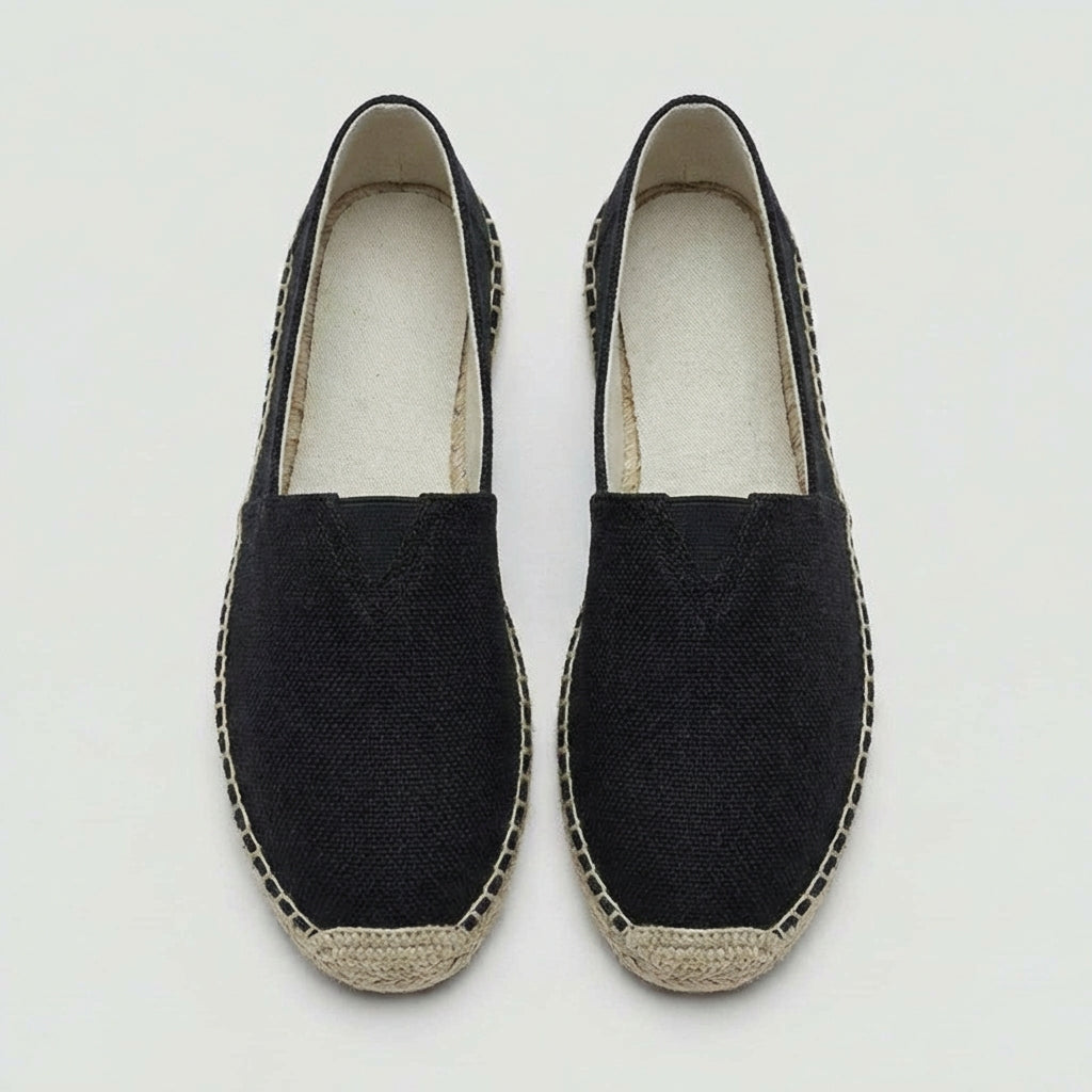 Linen Canvas Espadrille Slip-On Shoe – Porto