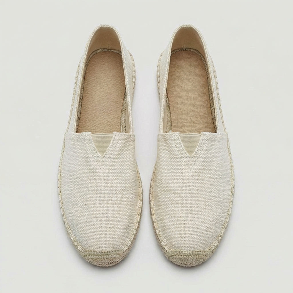 Linen Canvas Espadrille Slip-On Shoe – Porto