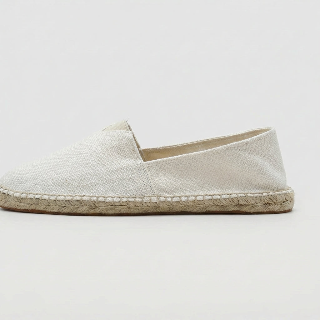 Linen Canvas Espadrille Slip-On Shoe – Porto