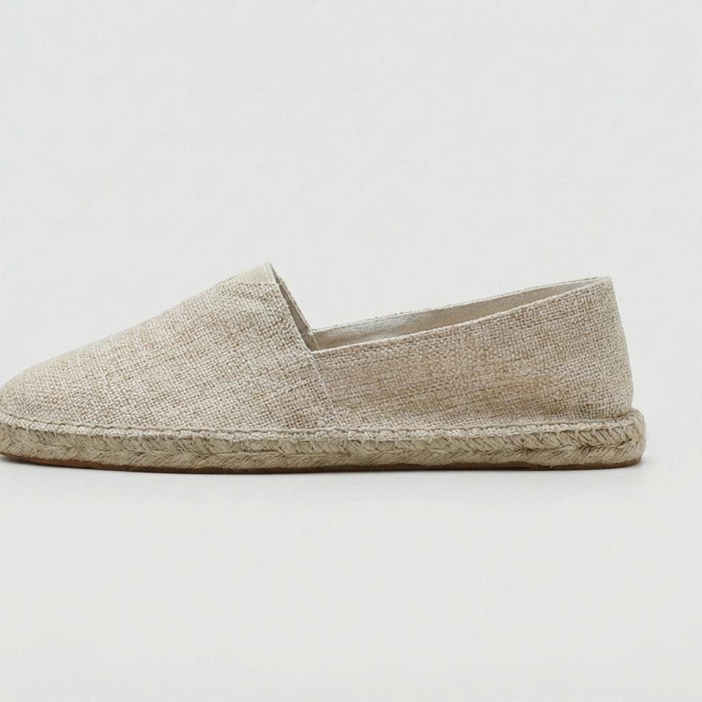 Linen Canvas Espadrille Slip-On Shoe – Porto