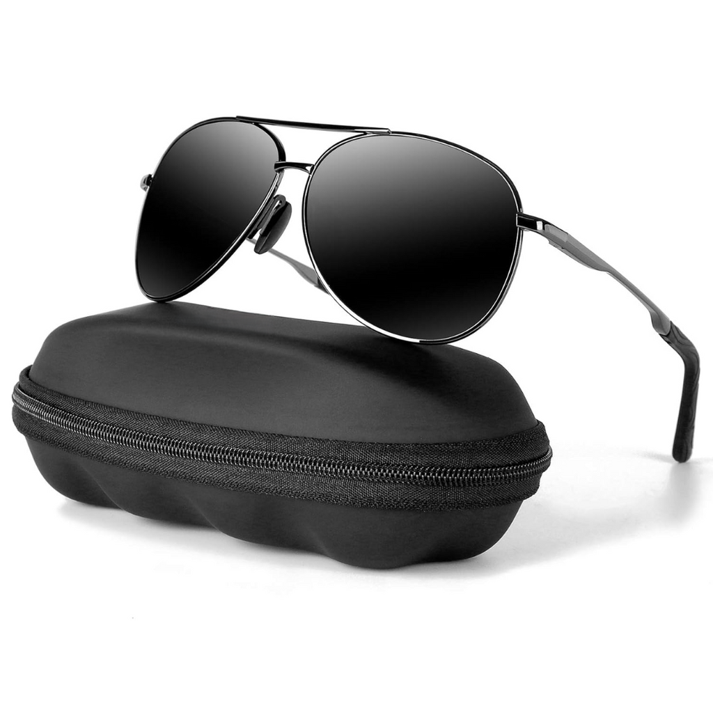 Aviator Sunglasses Polarized Lightweight Metal Frame – Lento